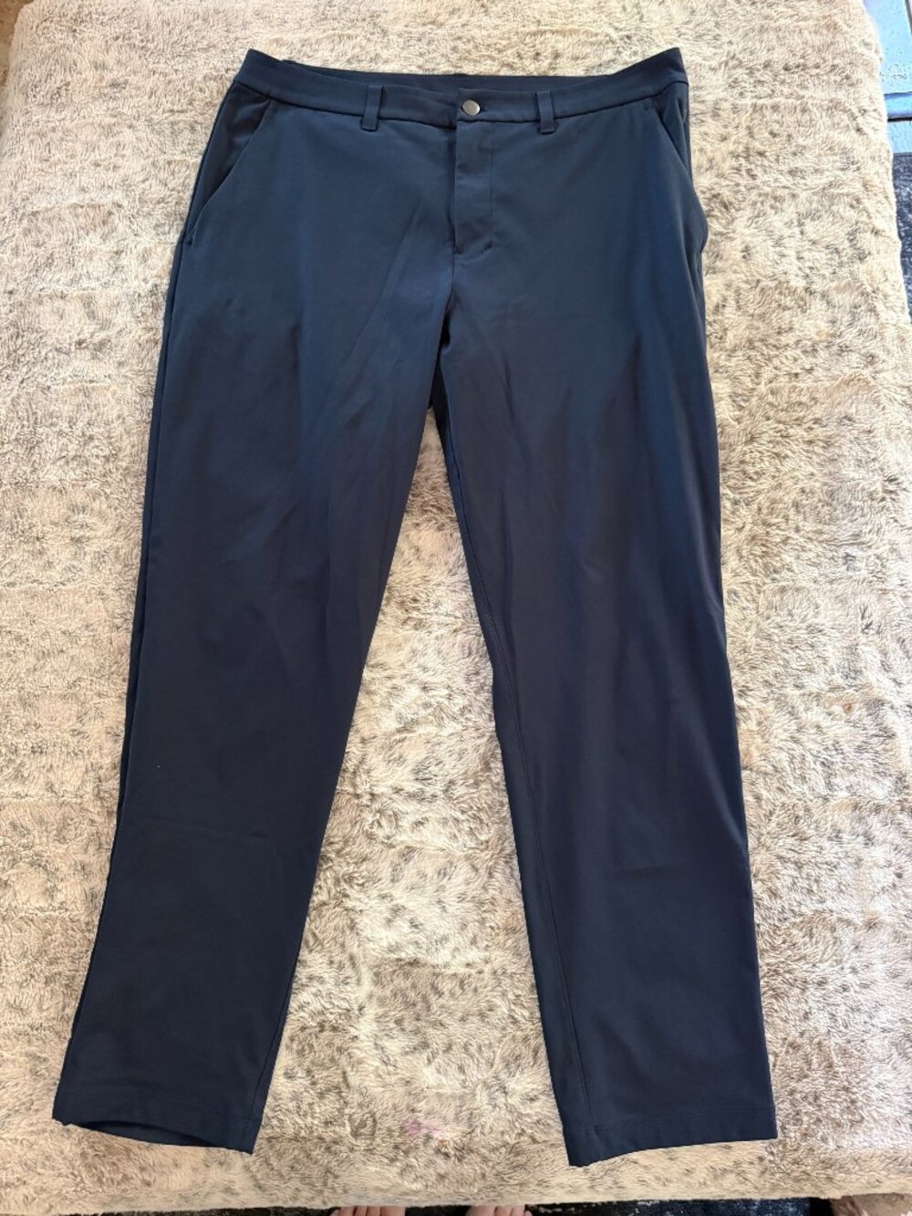Lululemon Men's ABC Classic-Fit Trouser 34x32 – Navy Blue Warpstreme Pants